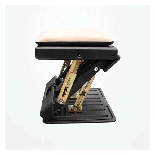 IOKGVEDD RV Accessories, Car Leg Support Rear Seat Modified, Rest Pedal Drag Business Foot Footrest for Travel(Brown)