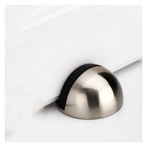 KKIUUUYTGT Rubber Door Stopper Non Punching Sticker Hidden Holder Catch Floor Mounted Nail-Free Stop Hardware
