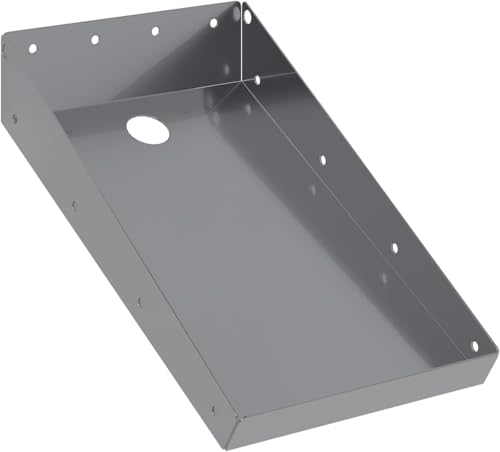 10" x 6.5" Stainless Steel Printer Tray, Wall Mount, 18 Ga 430, NSF