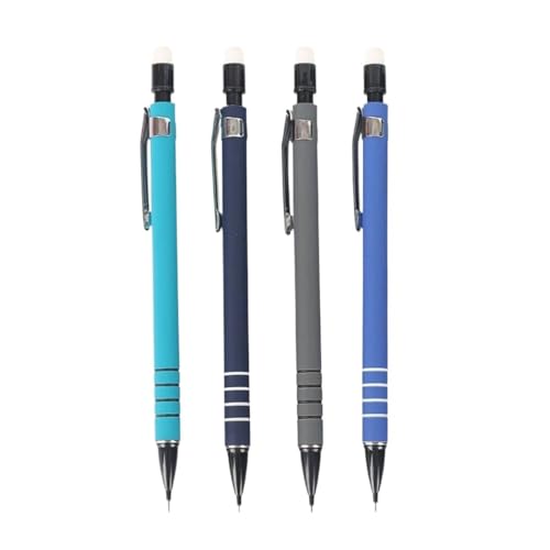 YMGSCC 4Pcs 0.5mm .7mm Mechanical Pencil Drawing Automatic Graphite Writing Instruments(0.5mm)