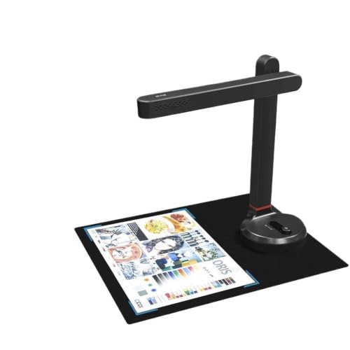 Document Scanner, Book Scanner T101 Autofocus Document Max A4 A3 Size with Smart OCR Led Table Desk Lamp for Family Home Office(SD-5000NC)