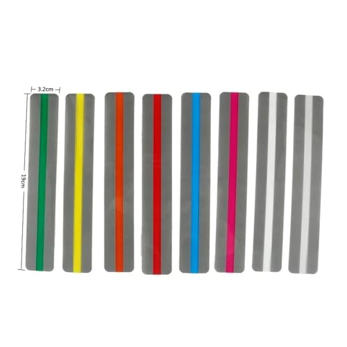 Guided Reading Strips 48-Pack Guided Reading Strips, Colored Overlay Highlight Bookmarks for Children's Study Aid