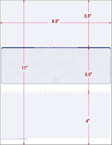 1000 Middle Blue Scallop Void Blank Laser Check Stock