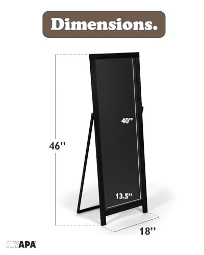 Ilyapa A Frame Chalk Board Easel Sign 46x18 in - Sandwich Signs Outdoor