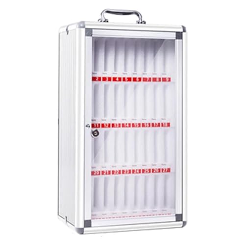 YXCUSAM Cell Phone Storage Cabinet, Wall Mounted Cell Phone Bulk Organizer, Pocket Chart Storage Cabinet for Schools, Businesses (36)