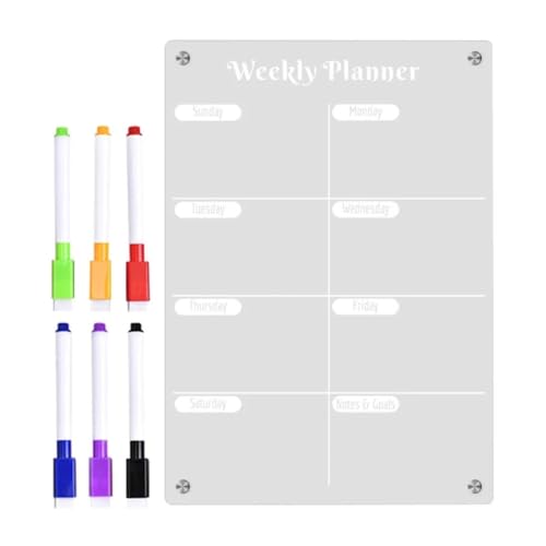 Magnetic Force Weekly Planner Board Schedule Daily Planning