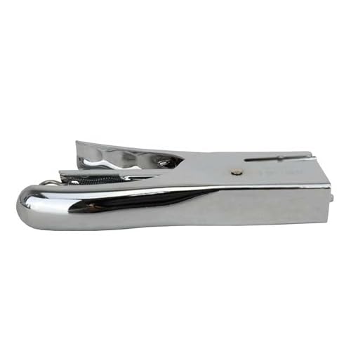 PYRVILAX Metal Stapler Effortless Silver Standard Pliers Use Staples 24/6 26/6 School Paper Office Binding Supplies