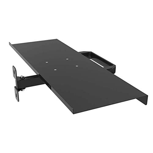 AUGUSE Keyboard Tray Drawer, Keyboard Platform Tray Wall-Mounted Keyboard Stand Display Computer Keyboard Mouse Bracket Wall Mount Keyboard Rack Telescopic Foldable