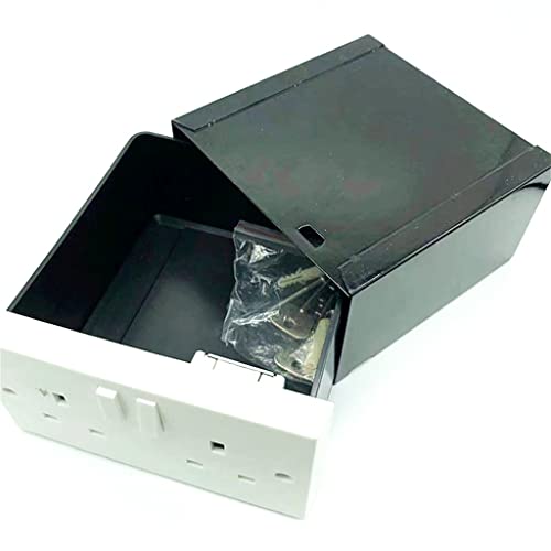 AFPSDLFJDLS Secret Storage Box Imitation Plug Socket Hidden Safe Cash Security Stash Can Covert