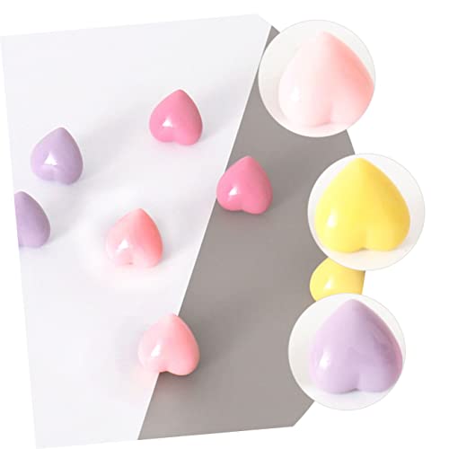 Color Poster 32 Pcs Colored Love Pins Tacks Decorative Pushpins Portable Push Pin Bulletin Board Decorations Cute Thumbtacks Thumb Tacks Maps Push Office Accessories Heart Metal (Random Colorx