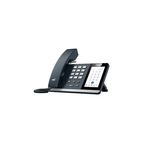 Yealink MP54-ZOOM Edition Smart Business Phone for Zoom, 4 inch (800 x 480) Capacitive Touch Screen, Dual-Port Gigabit Ethernet, Support PoE, Power Adapter Not Included