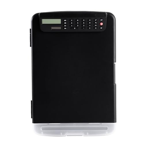 Document Case with Clipboard and Calculator Water File Organiser File Storage Case with