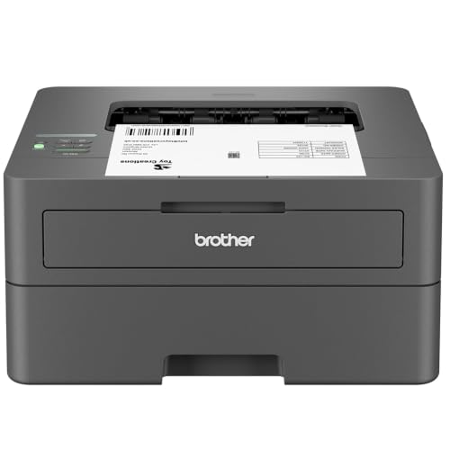 Brother Wireless Compact Monochrome Laser Printer HLL2405W Bundle with High Speed 6-Foot USB Type B 2.0 Printer Cable to USB Type-C & A and Print Like a Pro Deco Essentials Guide
