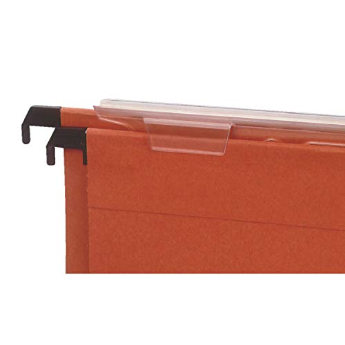 Esselte 10402 Orgarex Foolscap Suspension File Kraft V-Base 15 mm Capacity - Orange, Pack of 50