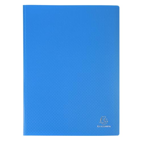 Exacompta Soft PP Welded Display Book, A4, 50 Pockets - Assorted Colours, Pack of 12