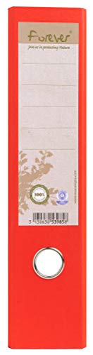 Exacompta Forever Prem'Touch Lever Arch File, A4, 80 mm Spine, 2 Rings - Assorted Colours, Pack of 10