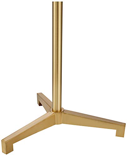 Possini Euro Design Encino 60" Tall Antique Brass Modern Tripod Floor Lamp