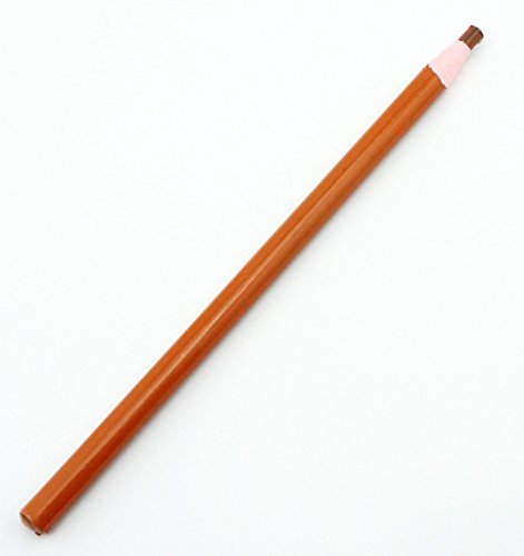 HAND China Marker Brown Colour 12 Non-Sharpening Wax Pencil 17cm