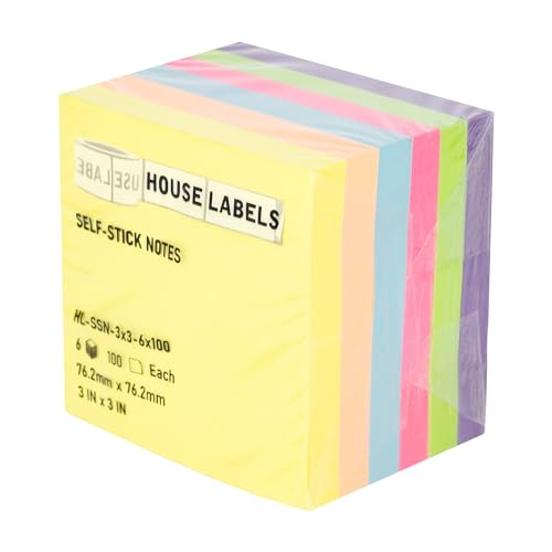 Houselabels Sticky Notes 3" x 3"