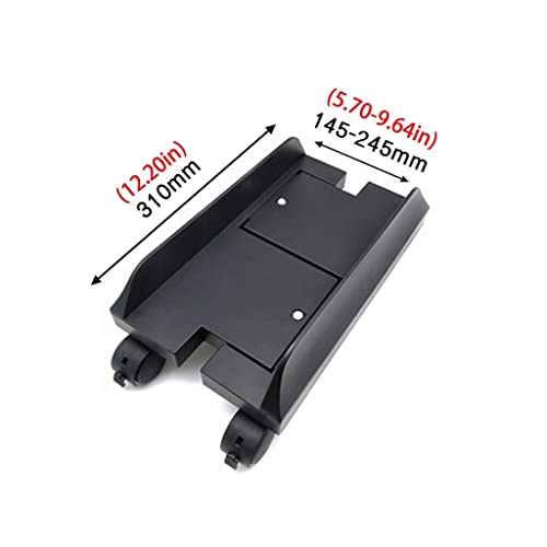 ENGENDER PC Stand Stand with Locking Casters Adjustable Mobile Cart Computer Tower Desktop CPU Rolling Computer Tower Stands