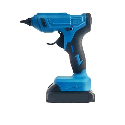 Hot Glue Gun, Electric Hot Melt Glue Gun 3pcs Sticks Portable Rechargeable DIY Repair Tool,Cordless hot Glue Gun(Without-Battery)