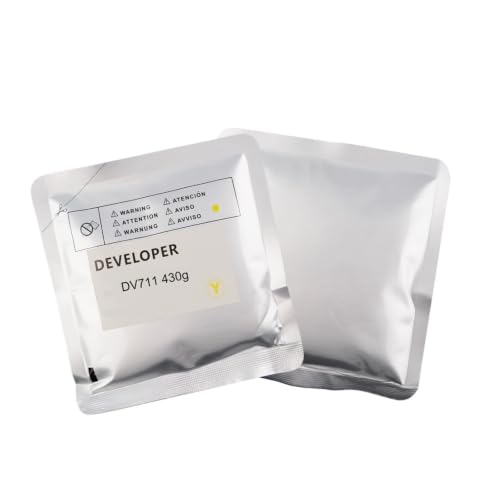 AyuHixL Universal Printer Developer 1 Packet CMYK DV-711 Suitable for C450 C451 C452 C550 C652 C552 C650 C654 C754 DV711 Iron Powder