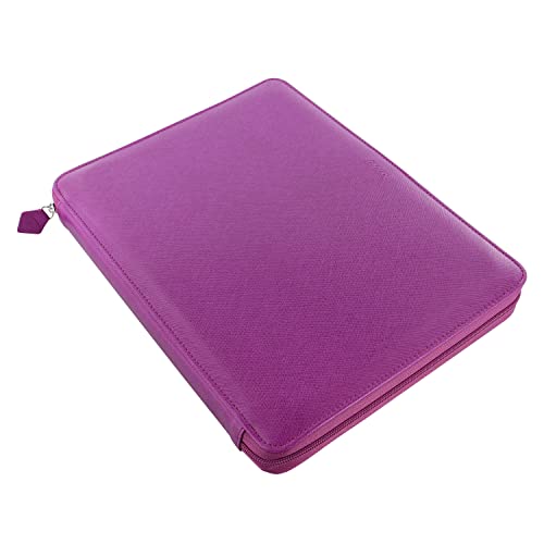 Folio Saffiano A4 Zip Raspberry