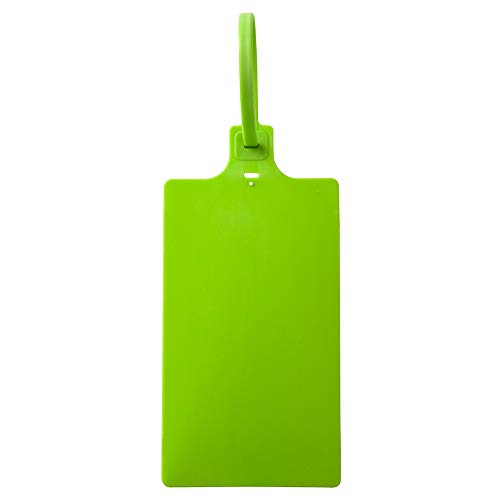 400Pcs Plastic Seals Shipping Label Tags, Writable Marker Big Sign Tie for Logistics, 255mm Total Length Self Locking Inventory Waterproof Tag Fastener with 3 Marker Pen (Green)