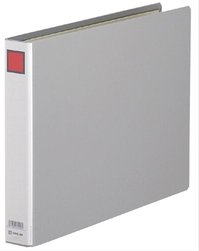 Kingjim Pipe Type File King File G B4E Gray 993EN Bound Thickness 1.2 inches (30 mm)