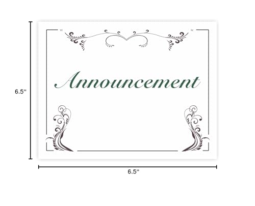 350 Bright White Smooth 80# Card Paper Sheets - 4.5" X 6.5" (4.5X6.5 Inches) Invitation 1/2" Smaller Than 5X7 Size - 80 lb/Pound Cover Weight - Quality Stock - Print Consistency - Smooth Finish