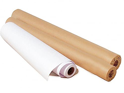 CAD Paper Rolls (1 Roll) (36” x 150') Plotter Paper 36 x 150 (70 GSM) Wide Format Ink Jet Bond Rolls - Premium Quality Bond Paper for CAD Printing
