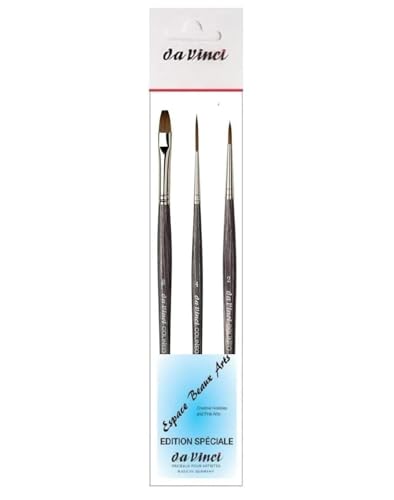 Colinéo Serie 5522 Vegan Brush Imitation Sable Kolinsky No. 2, et Series 5822 No. 8 + Series 1222