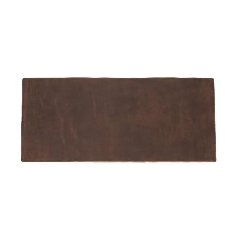 Retro Leather Pad Comfortable Flat Desk Mat