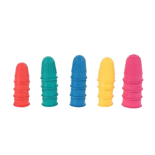 20pcs Rubber Finger Protectors, Non-Slip Reusable for Household & Gaming