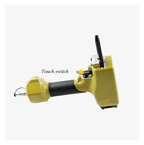 LPXDS Pneumatic Staple Gun,Oil-Free Pneumatic Staple Gun Pneumatic Nail Puller Back Nail Gun Back Template Pull Wood Support Pneumatic Nail Gun Woodworking Tools