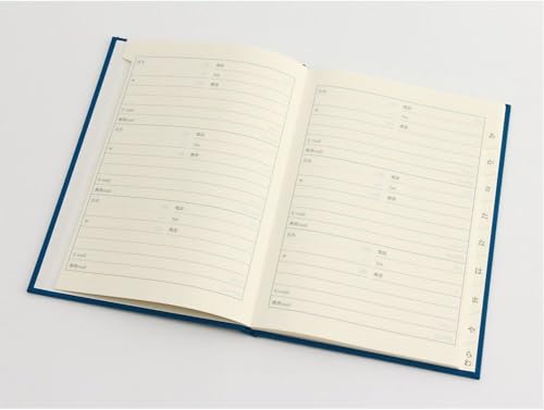 Midori 34176006 HF A5 Address Book for Adults, Blue,