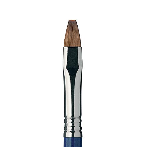 Escoda Art Products Escoda Optimo Series Artist Oil & Acrylic Long Handle Bright Paint Brush, Size 12, Pure Kolinsky