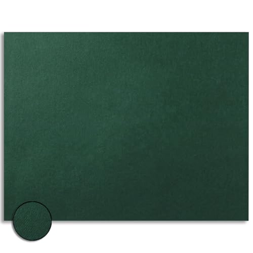 PaperDirect Green Certificate Jackets, 80lb Cardstock, 9.5" x 12" Presentation Holders, Solid Green Document Covers, Graduation, School Recognition, Staff & Volunteer Certificates, Box of 50