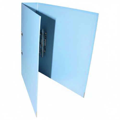 Booghe A4 Lever Arch File with Protector – Single, 4 or 10 Pack – Sky Blue, Pink, Lavender, Aqua – Heavy Duty Office Filing & School Binders (10, Sky Blue)