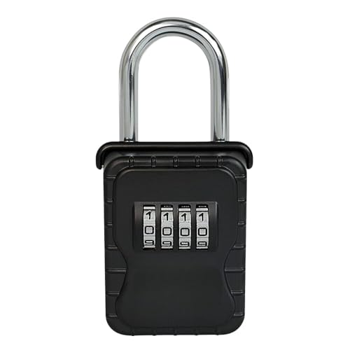 Key Lockbox Hide A Key Outdoor Hanging Lock Box Keysafe for Keys with Set Your Own 4 Digit Combination Code - Vault Locks 3200 (6)