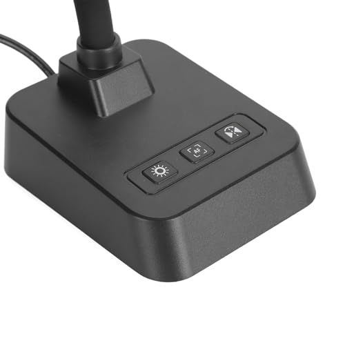 Jelquix 4K USB Document Camera for Teachers, HD Visualizer with 360 Rotatable Lens, 3 Level LED Light Camera with Auto Focus & AI Noise Reduction Mic, Foldable for Window
