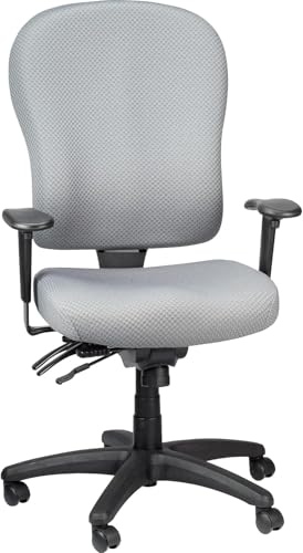 Tempur-Pedic TP4000C Ergonomic Fabric Swivel Task Chair with Tempur Material, Cooling Gel Layer, Grey