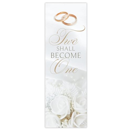Two Shall Become One Gold Banner