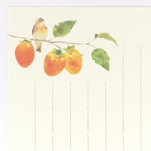 エヌビー社 Enuby Stationery Notebook, Autumn 4 Shu, Autumn Immersion | Pack of 18, B5, Equivalent, Vertical Writing Washi, Torinoko Paper