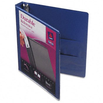Avery Durable Vinyl EZ-TURN Ring View Binder BNDR,DURBLE VIEW 1 IN,BE 2345/500 (Pack of15)