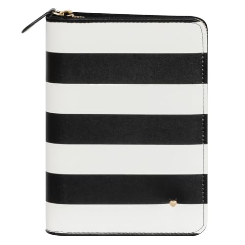 FranklinCovey - Miranda Simulated Leather Zipper Binder (Pocket, Striped)
