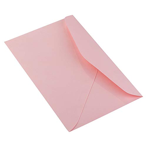 JAM PAPER #6 3/4 Premium Commercial Envelopes - 3 5/8 x 6 1/2 - Pink - Bulk 1000/Carton