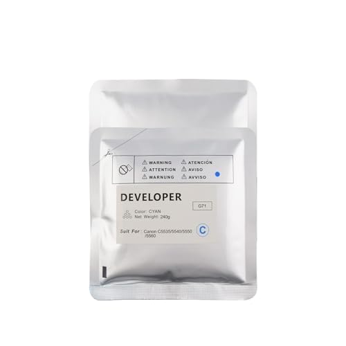 AyuHixL Universal Printer Developer Powder 240g Suitable for NPG-71 C5535 C5540 C5550 C5560 C-EXV51 GPR-55 NPG71 Carrier