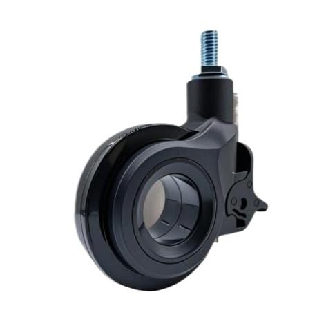 Compatible for Herman Miller Aeron, 5 Anti-Tangle Swivel Chair Casters Universal Hollow Wheel Plug-in Office Chair Rollers(M8x15mm-Brake)
