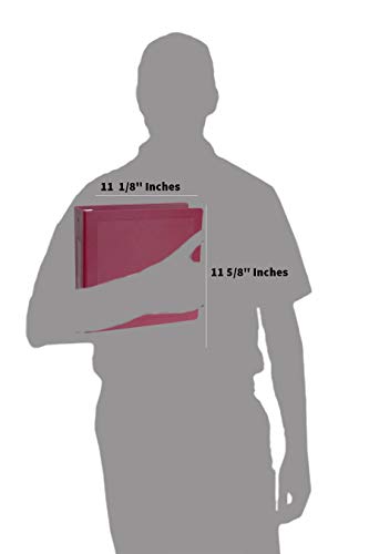 2" Side Open Poly Binder, 400 Page Capacity in Assorted Colors (5 Pack) (Seafoam Green, 3 Ring)